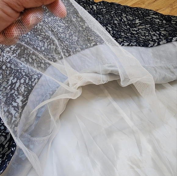 2 Piece Elegant Blue Lace Special Occasion Outfit - Picture 17 of 17